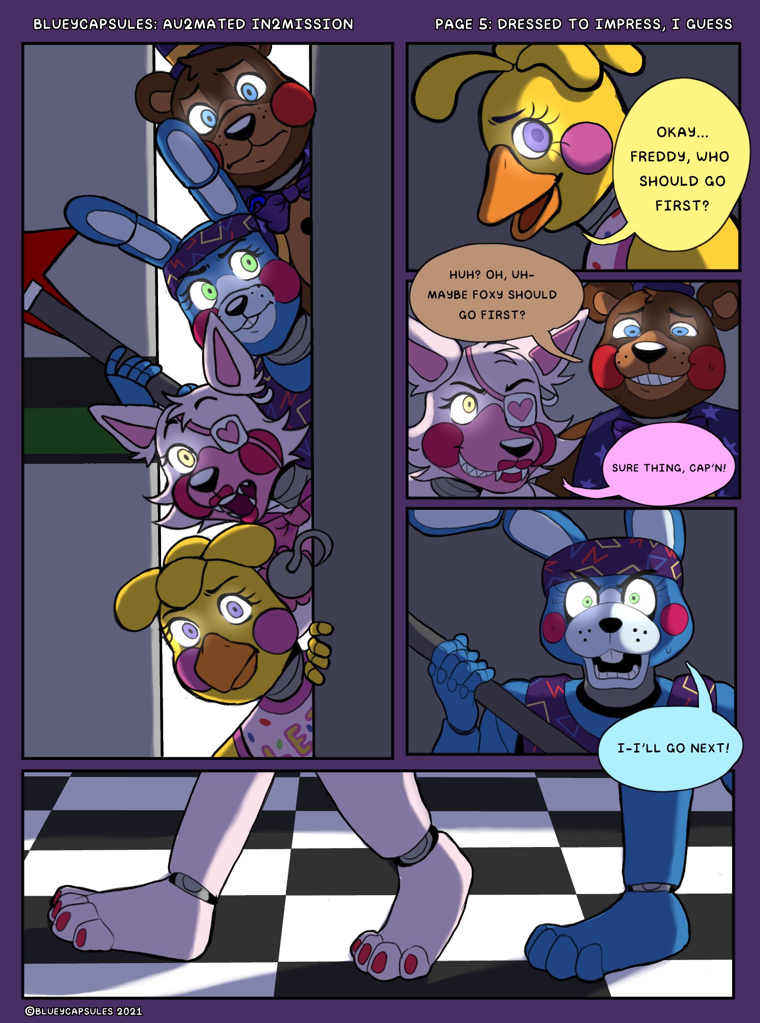 fanart for blueycapsules' fnaf comic : r/fivenightsatfreddys