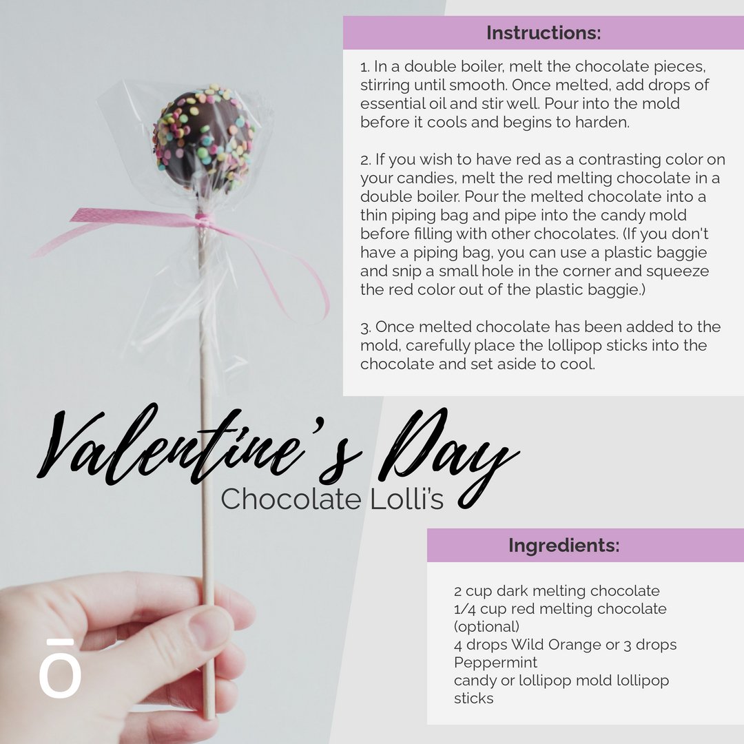 EssentialCareUK's tweet photo. Happy Valentines Day! Say “I love you” with homemade chocolate lolli’s. They’ll love the citrus kick as much as they love you! https://t.co/zKOQHX7Nlm