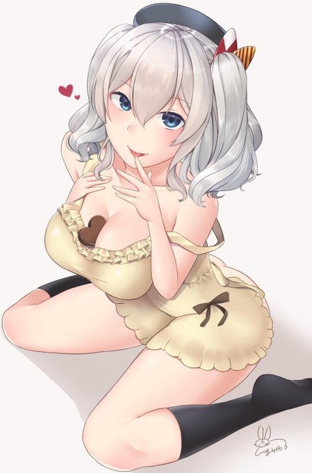 バレンタインなので裸エプロン鹿島さん投下🍫 