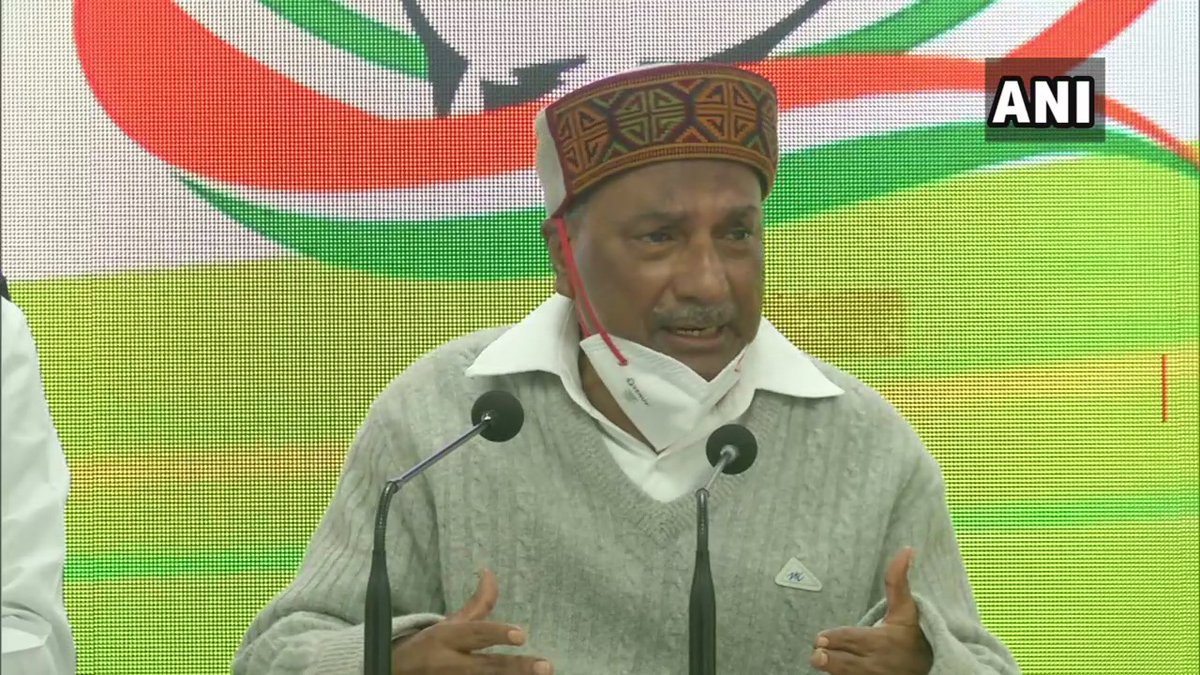 ANI's tweet image. For 1st time, India is facing two front war-like situation- one from Pak &amp;amp;now China becoming more belligerent by building infrastructure &amp;amp; military mobilisation across India-China border mainly from Eastern Ladakh, Arunachal&amp;amp; Sikkim: Congress leader &amp;amp; former Defence Min AK Antony