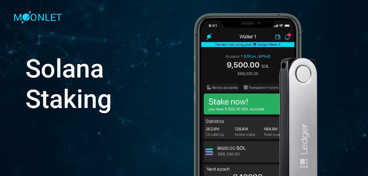 Staking in @moonlet_wallet is now online 💯🔥

What's next 😜💯

$SOL #Solana