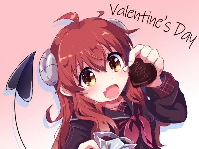 縁遠いイベント過ぎてどうすればバレンタインっぽいイラストになるのかわからない
ナイスチョコ!
#まちカドまぞく 