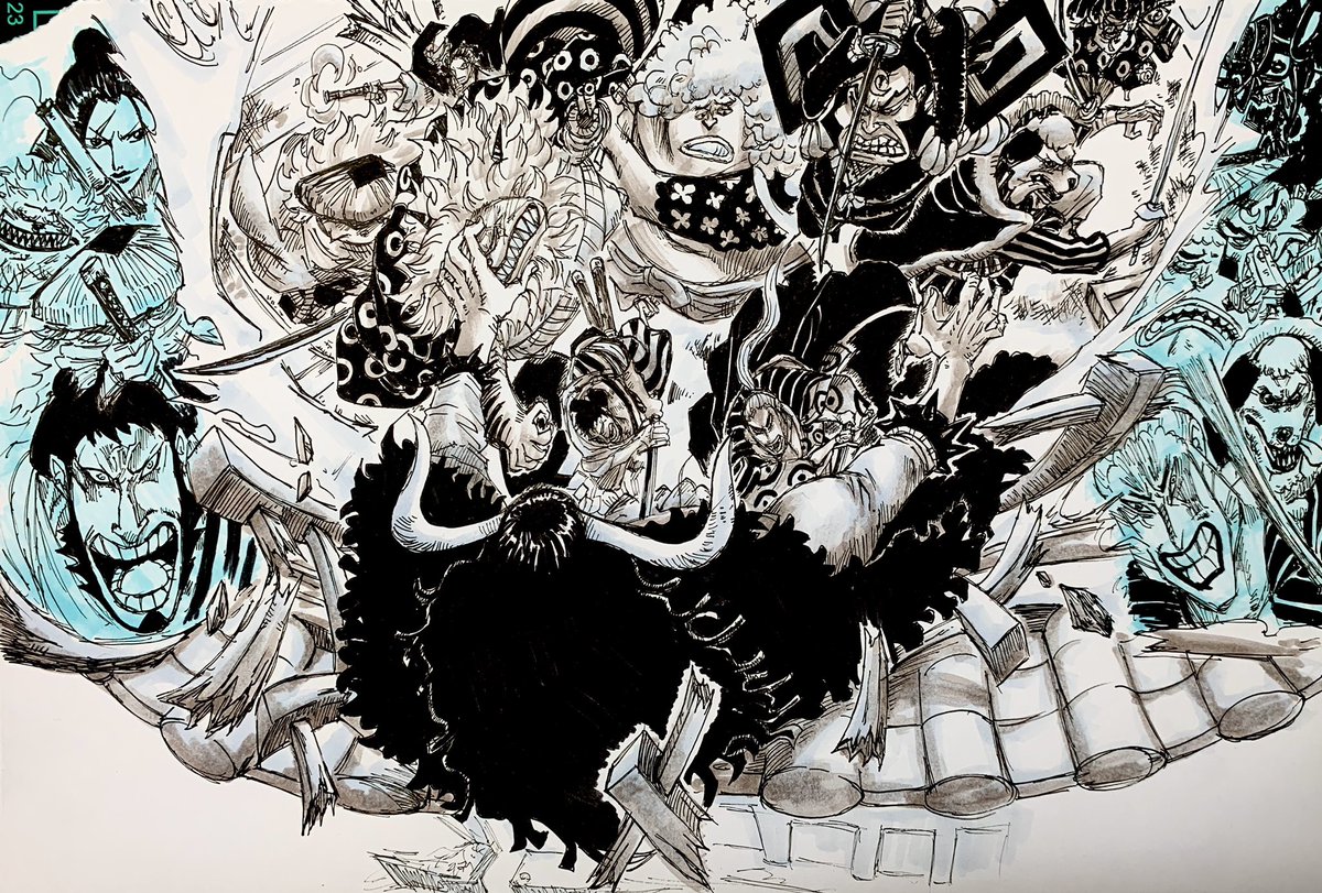 ニート ピアノ スナッチ ワンピース 一発描き