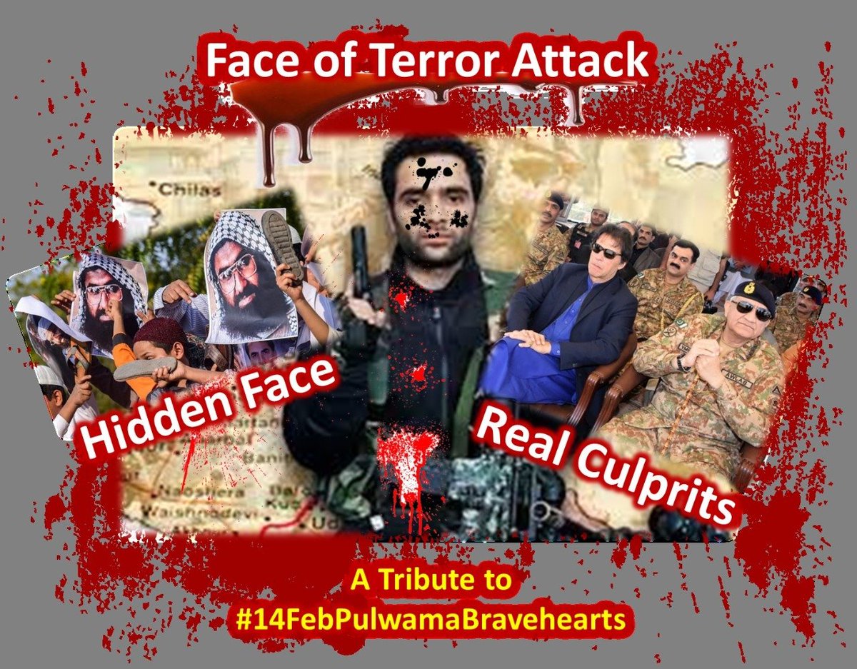  #Pakistan has no love loss for the people of  #Kashmir, there are just mere tools used by them against  #India. Misguided & indoctrinated youth like Adil are pawns to make sure Kashmir never sees peace and progress, this has to be understood by the people of Kashmir. #Pulwama