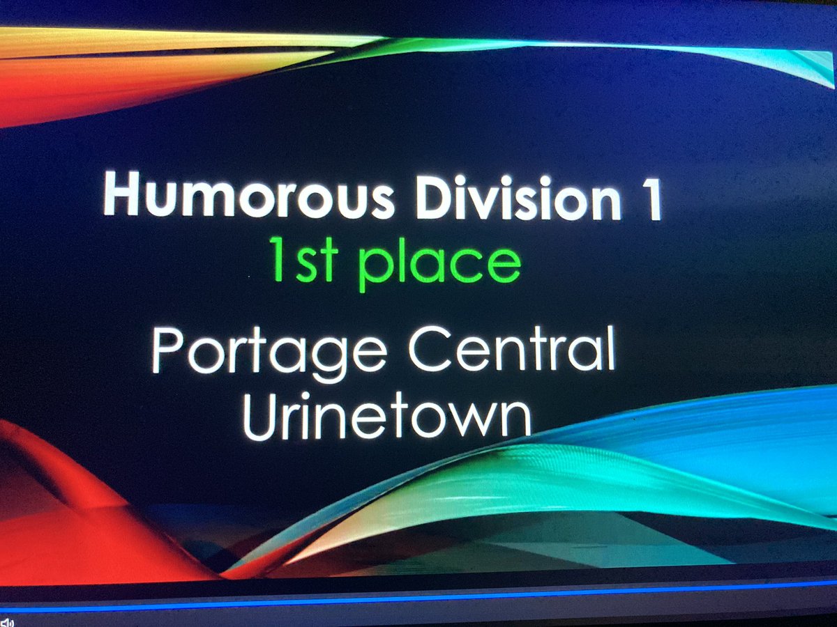 Let’s hear it for your Div 1 STATE CHAMPIONS repping <a href="/activities_pchs/">Portage Central Activities</a> Today we won a state championship...virtually...in a pandemic. It is a great day to be a Mustang. Thank you to everyone that made this happen.