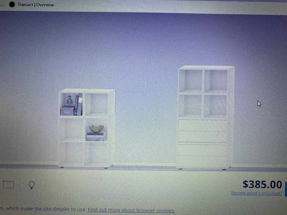 HLeDuff's tweet photo. I used the Ikea planning tool to see what some cabinets would look like/ cost. The whole experience was giving me strong sims vibes. Any other simmers out there ? https://t.co/PBp0qRSW3b