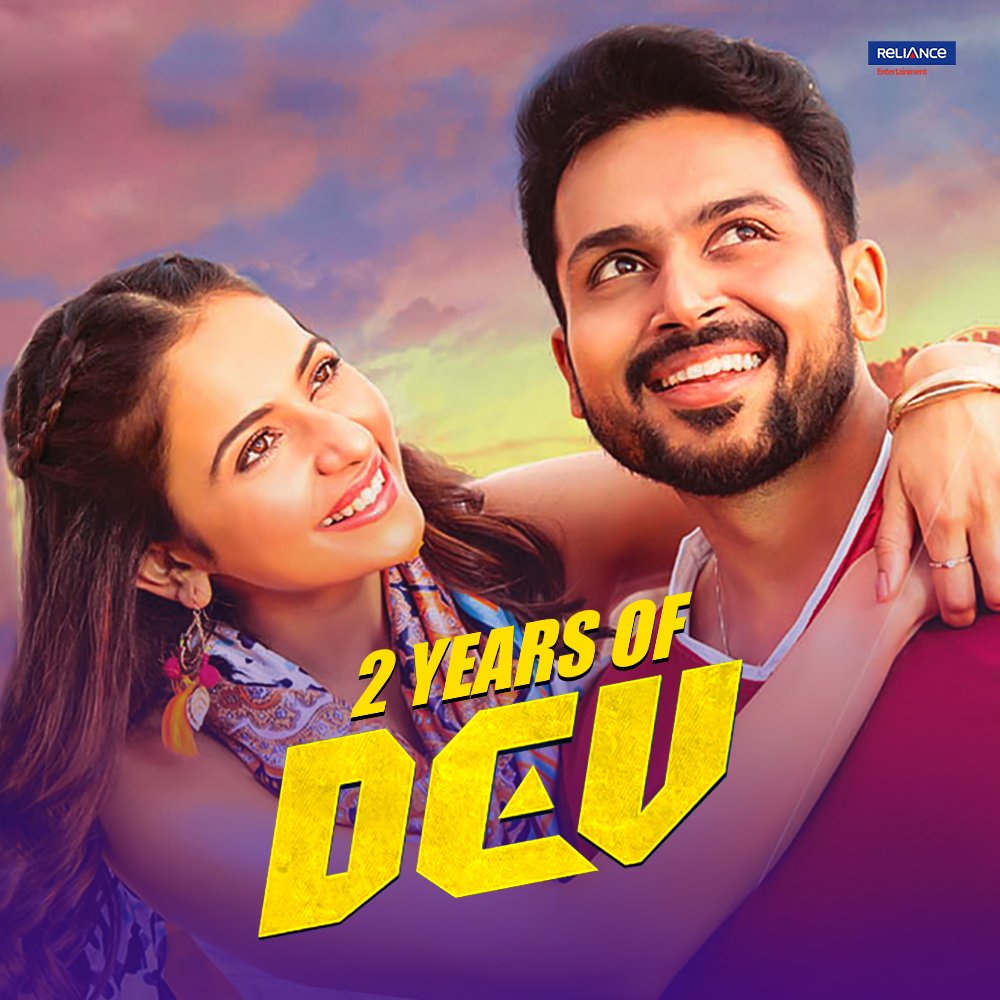 RajendranMpk's tweet image. 2 Years Of #Dev...!

#2YearsOfDev

@Karthi_Offl @Rakulpreet @RajathDir @lakku76 @Jharrisjayaraj @Prince_Pictures