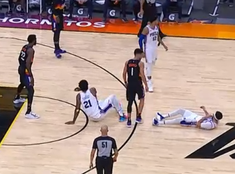 That's 2 All NBA level defenders and there's really nothing you can do about it