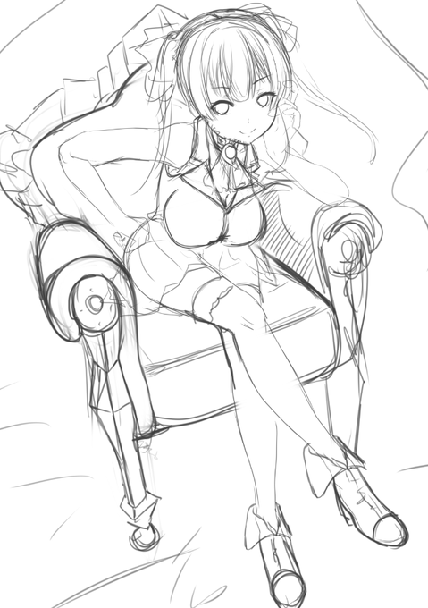 こんな感じの船長を描きたいお気持ち 