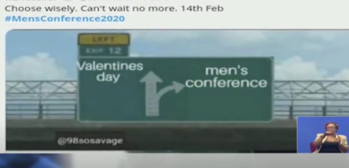 ntvkenya's tweet photo. Just for laughs: #ValentinesDay or #MensConference?

https://t.co/CgjkQwGj1l https://t.co/DKJWL1Aqjt