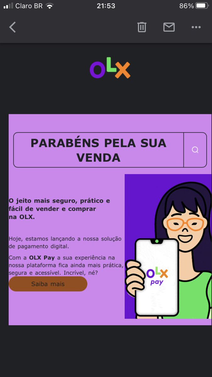 Golpe OLX Pay / Mercado Pago