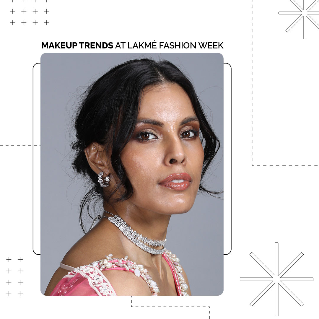LakmeFashionWk's tweet photo. The right makeup looks can give you confidence and radiance like nothing else! Take a look at some of the most breathtaking full-coverage makeup looks at #LakmeFashionWeek 2020.

@ILoveLakme #LFW #5DaysOfFashion #LFW2020 #SpotlightReady https://t.co/8PR1Gx4rUw
