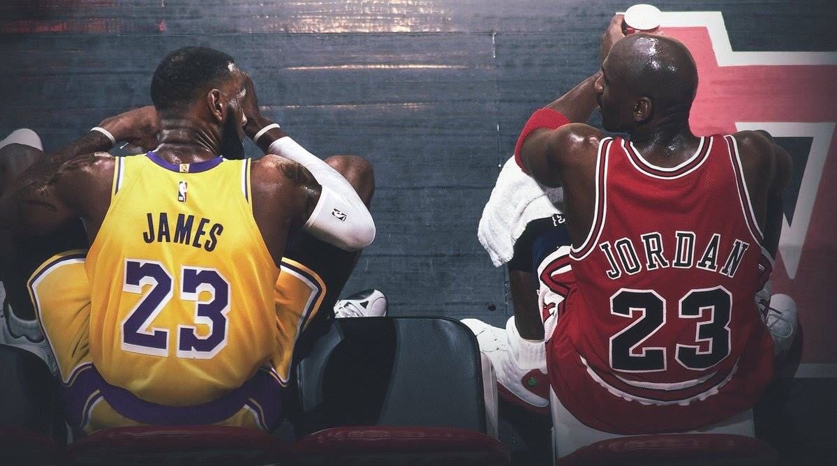 iCapTooHard1's tweet photo. MJ was getting called the Greatest Athlete of All Time in Space Jam, it aired in 1996. LeBron had been hated since his draft day in 2003. https://t.co/TOrJ1CYmcc