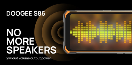 DOOGEE S86 a une puissance de sortie sonore de 2 W
En savoir plus: ali.pub/5isiw5
Rejoignez notre cadeau: bit.ly/3pQqwwI