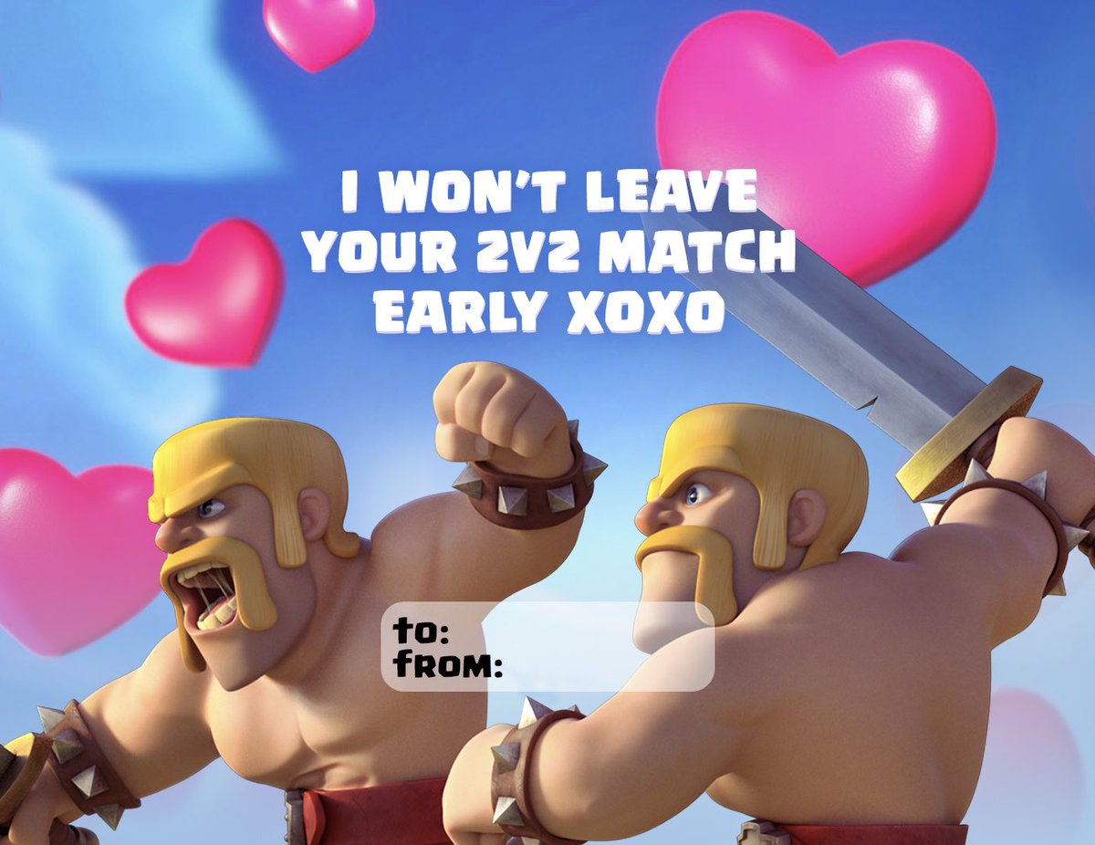 Clash Royale - ‪Happy #ValentinesDay 🥰‬ ‪Log in to claim your FREE Epic  Chest and share the Epic love 💖‬