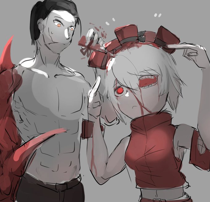 :ハッピーバレンタイン、チョコ一つとって...早く、頭が痛い...
ジェリコ:お....おう、ありがとうな 