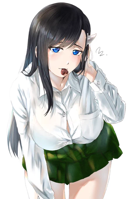 #Burn_The_Witch
#バレンタインイラスト
のえる「これ、食べたいんですか?」 
