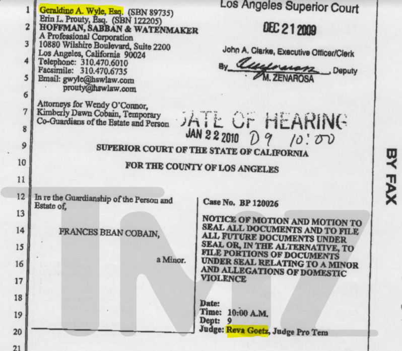 The judge was the same that placed Britney on a conservatorship. This move came after Courtney had criticized Jamie Spears hold over his daughter on Facebook.