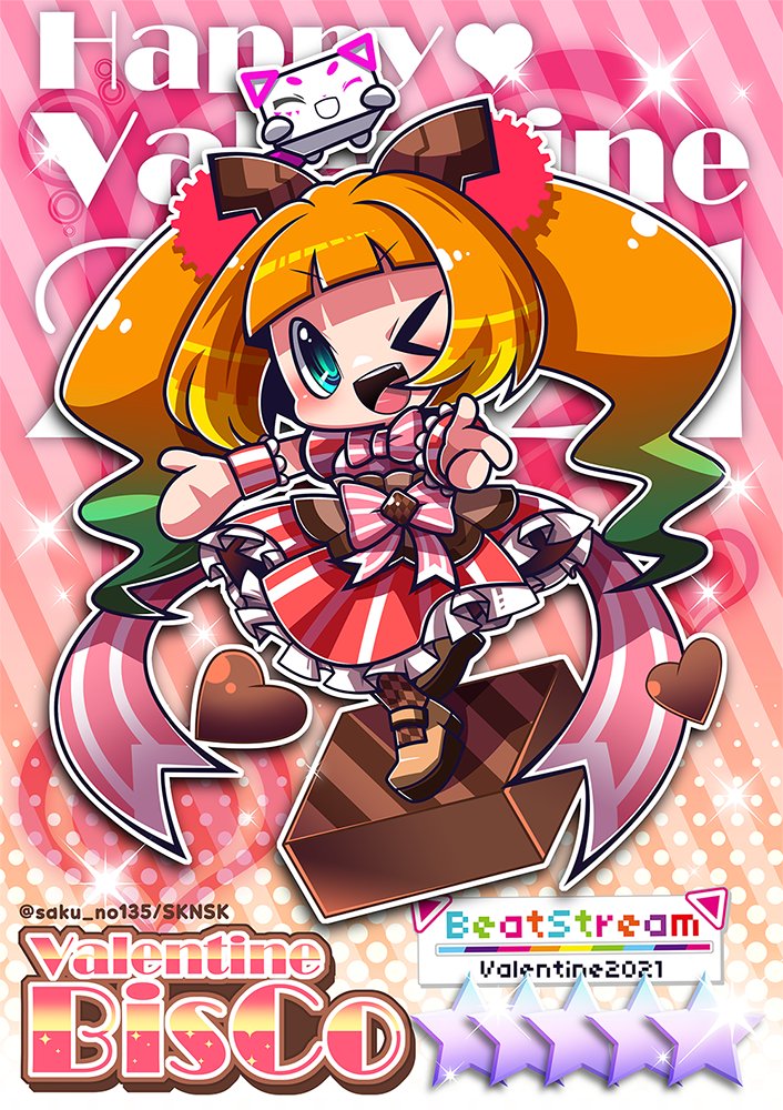saku_no135's tweet image. ( ＞▽＜)＜今年のバレンタインビートストリームガチャは～BisCo！
( *ﾟ-ﾟ* )＜新しい衣装で登場よ！
( ｀・ω・´)＜スキルもつよいぜ!!!!!すっげｰ!!!!
（´▽｀）＜にゃっ！

(；￣ω￣)＜また地球の何を覚えたんだお前らは…

ハッピーバレンタイン！
10000連してびすこ出してください

#BeatStream