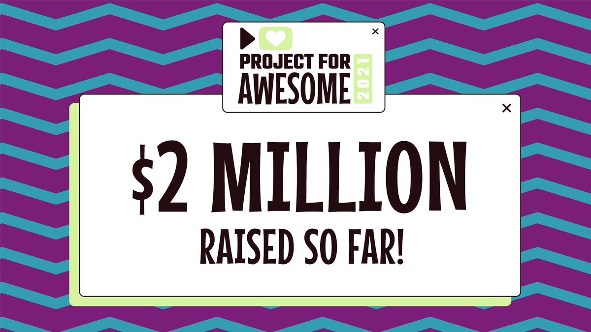 proj4awesome's tweet photo. We passed $2 MILLION! #P4a2021 https://t.co/QsvZ3QoULN