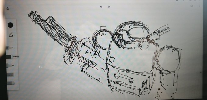 落書き中に固まってしまった 