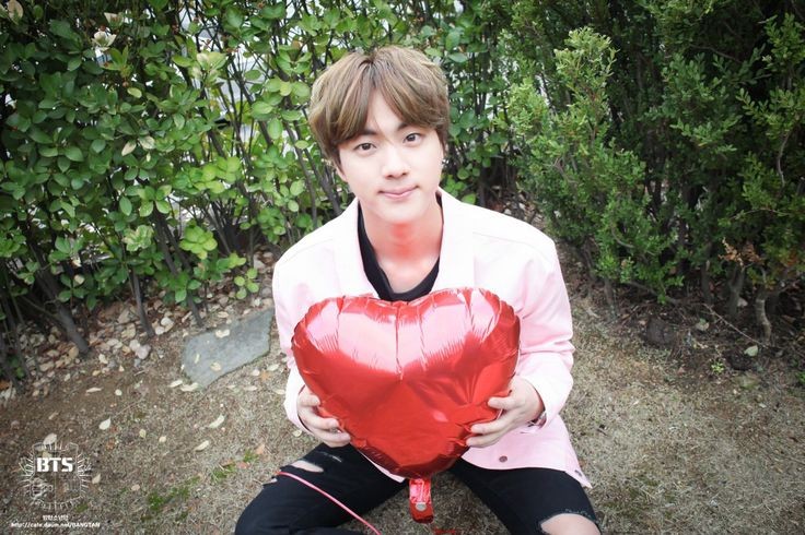 Jin as your valentine