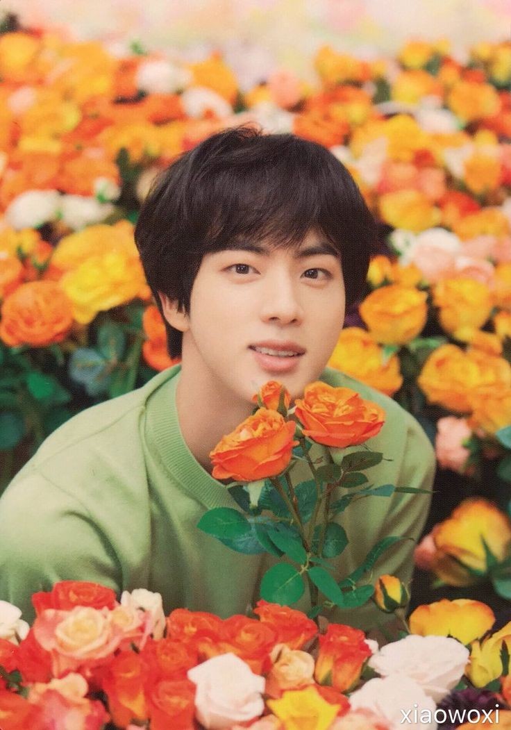 Jin as your valentine