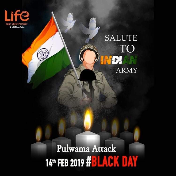 Subratamagic47's tweet photo. #PulwamaAttack
Remembering the brave soldiers https://t.co/q6jACo6LuS