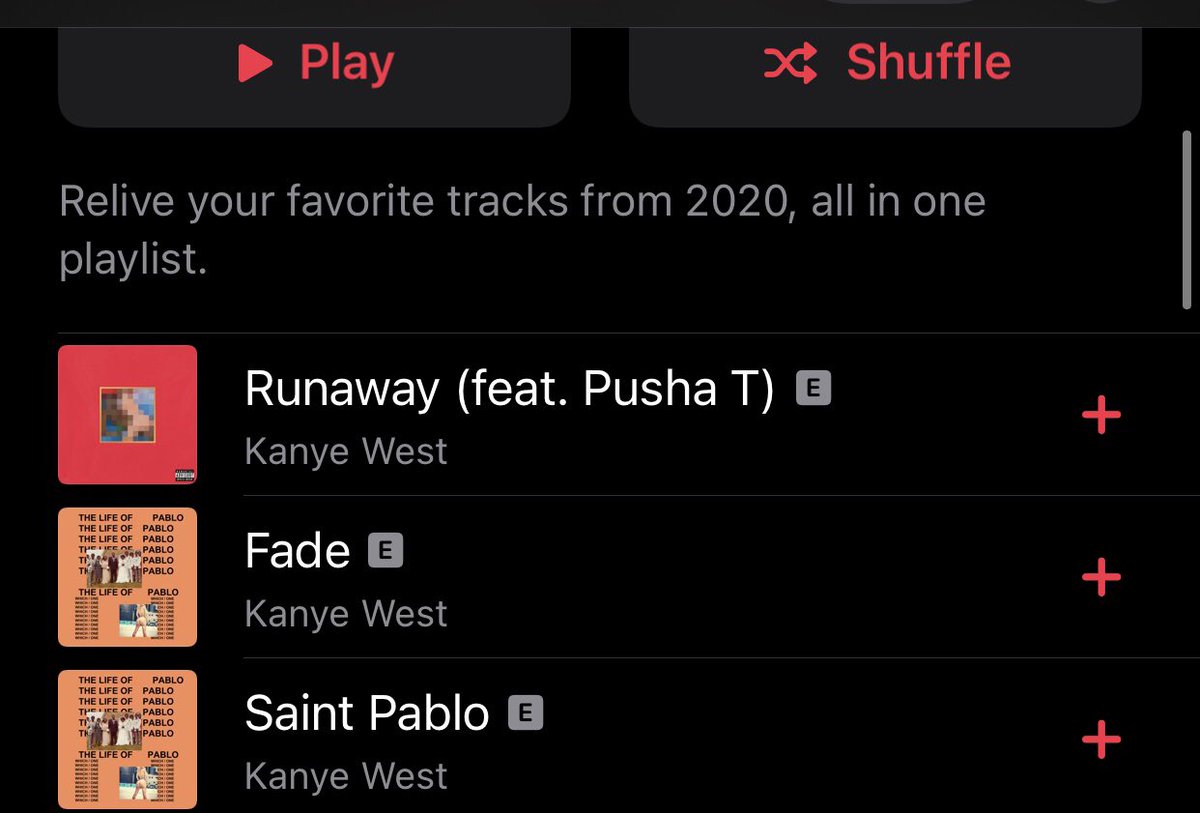 6. FadeThe reason I have Fade so high is because this song helped me through a lot and is such a good song. I love Post Malone’s part, even though it was very it was still very good. Fade was my 2nd most listened song in 2020
