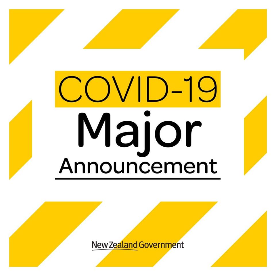 COVID-19 ALERT LEVEL UPDATEFrom 11:59pm tonight, Auckland moves to Alert Level 3 and the rest of New Zealand moves to Alert Level 2. The measures will remain in place for three days until midnight Wednesday.