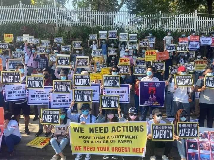 We need your help, America.
#SaveMyanmar
#NeedAmerica 
#HelpUsAmerica