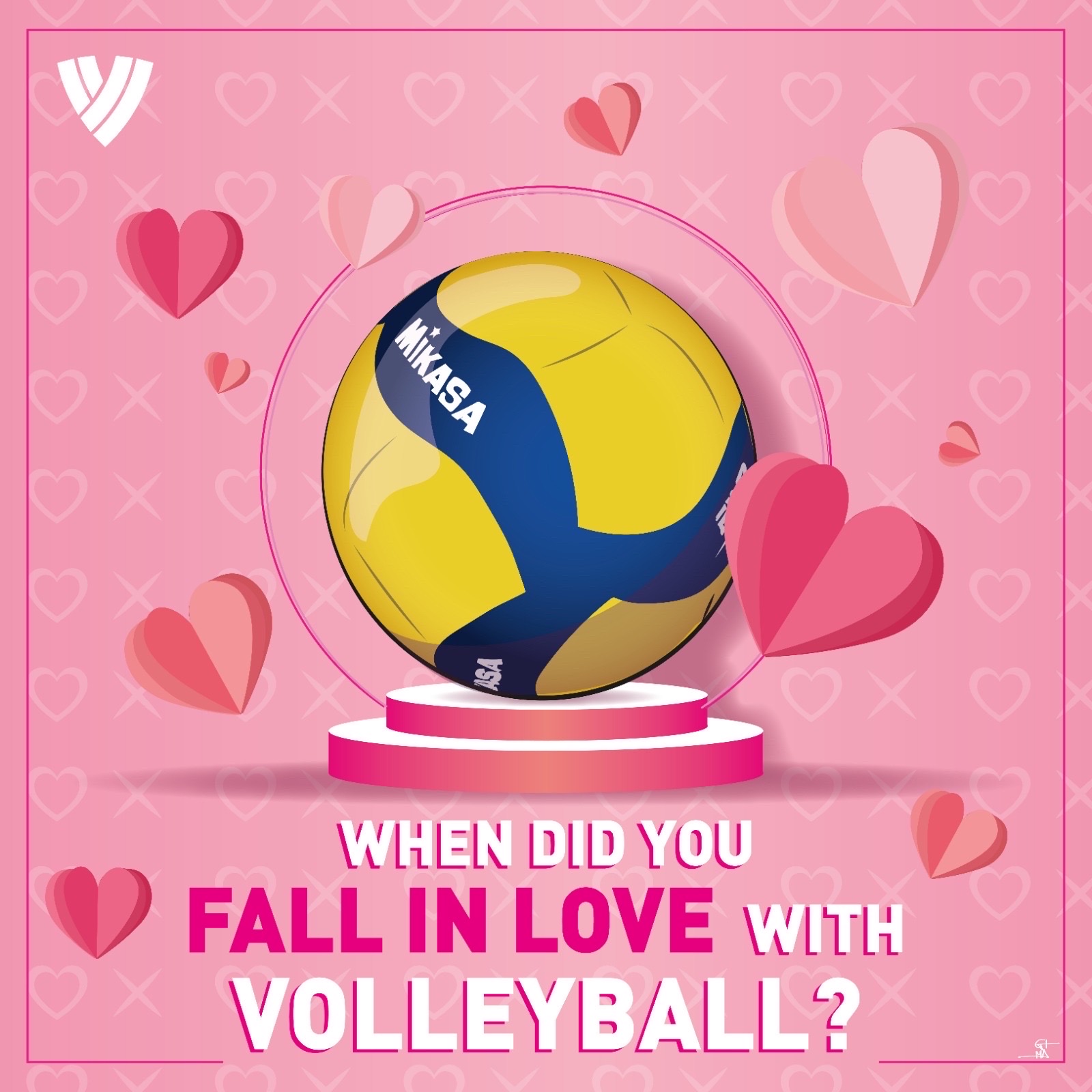 I Love Volleyball Wallpaper