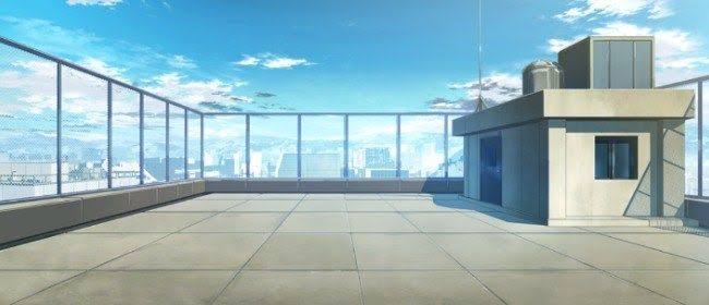 I swear every anime has the same school rooftop