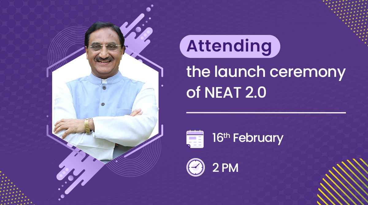 DrRPNishank's tweet photo. Keeping #technology at the forefront of everything we do!
I will be attending the launch ceremony of #NEAT 2.0 (National Educational Alliance for Technology).
☀️ 16th Feb
🕑2 PM https://t.co/Brw5BDhRL6