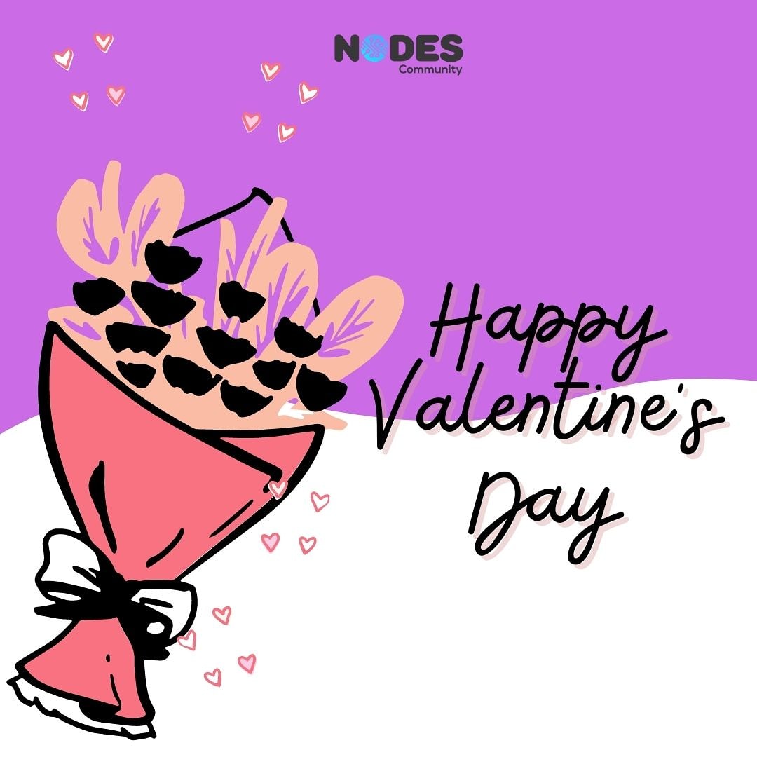 NodesCommunity's tweet photo. The more time we spend together, the more we fall in love with each other. Happy valentines!

#valentinesday https://t.co/Lc1HM5x67x