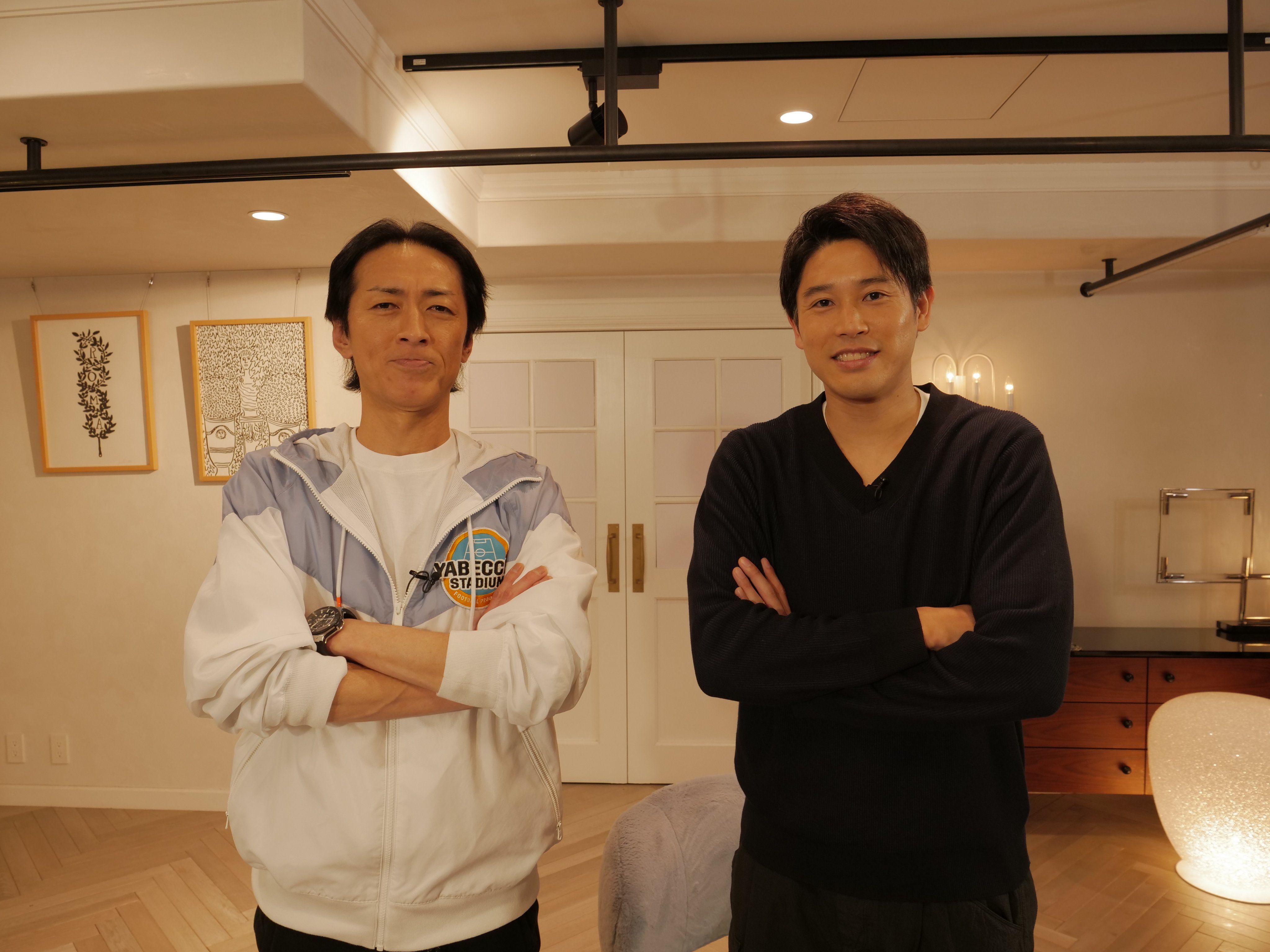 Dazn Japan やベスタ 注目企画完結編 矢部浩之 内田篤人 スペシャル対談 代表での裏話や現役時代の移籍の話など トークも やべっちスタジアム 11 2 14 日 23 00 矢部浩之 名波浩 黒木ひかり ご視聴 T