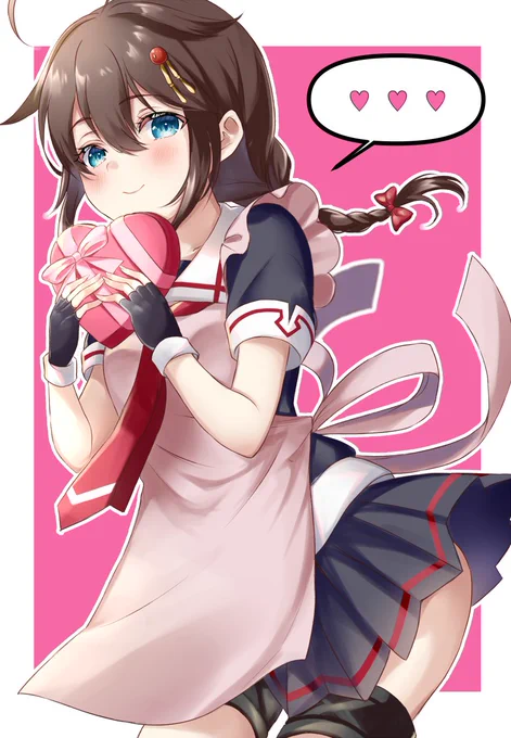 時雨ちゃん『提督、僕からのチョコ…受け取ってくれるかい?』 