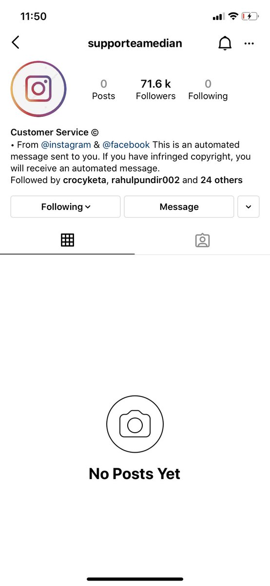 isimrankala's tweet photo. My Instagram account got hacked on 11 February 2021 my username was isimrankala. I got a “violation copyright” message from Instagram .After that account hasbeen hacked  @instagram if we are not any celebrity that doesn’t mean you will not help us! @ndtv @ANI @CNNnews18 @cnnbrk https://t.co/BbgBHt69lk