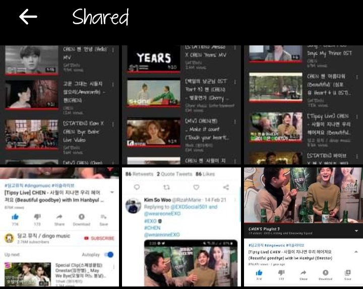 EVSS1485's tweet photo. Streaming proofs from our bebes both in EVSS Main & Community! Thank you for always supporting us bebes! 😘💗
#TipsyforCHEN
#ChenDingoParty
#JONGDAE #첸 #종대 #김종대 #CHEN #EXO #엑소 @weareoneEXO https://t.co/R2dWmbu2pW