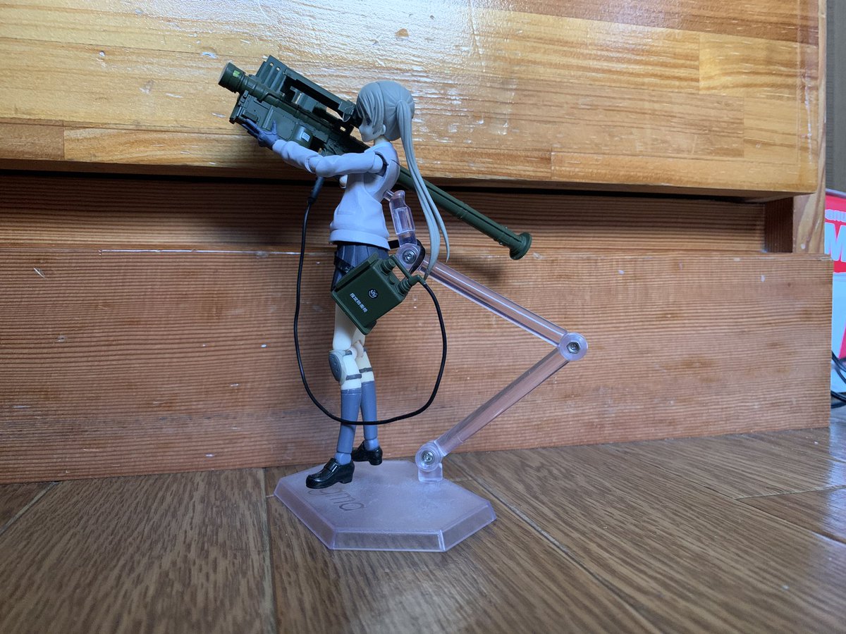 wakeposeidon's tweet photo. FIM-92スティンガーを作りました。
デケェ。
#リトルアーモリーを装備
#FIM92 https://t.co/xhkWomF1pL