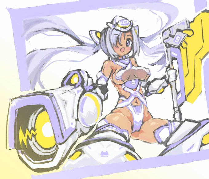 よその子描き卍シリーズ{オリジナルアクトレス編}
( @haiteku_reibou )susumuさんのタマゴモチーフギア装備アクトレス
アイデアまとめ絵を元にアレンジしつつ描きました! 