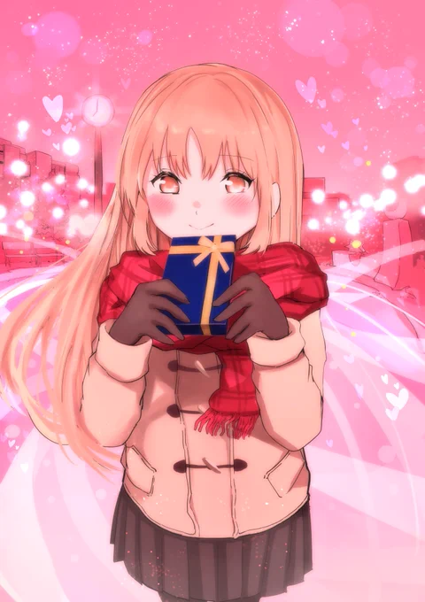 19時、約束の場所で

#描いたよクレアさん 
#バレンタイン2021 