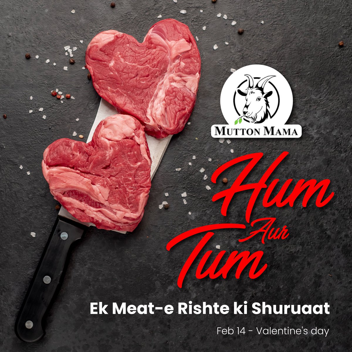 Muttonmama1's tweet photo. Let this day mark the beginning of a healthy relationship that lasts a lifetime. Happy Valentine's Day!

#ValentinesDay #MuttonMeat #FreshMeat #Chicken #BookNow #Muttonmama https://t.co/33ArRdGvhb