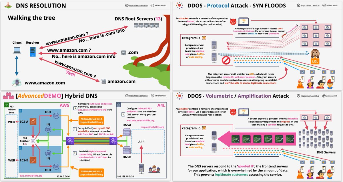 adriancantrill's tweet photo. I've had two https://t.co/LXHWsPF1f6 students get job interviews and full &amp; provisional offers in the past few days. Both had long 'open' questions on DNS and DDOS attacks... if you want to be successful in interviews and jobs, you need to REALLY learn the tech - PLEASE RETWEET https://t.co/2NXrH1SIDU
