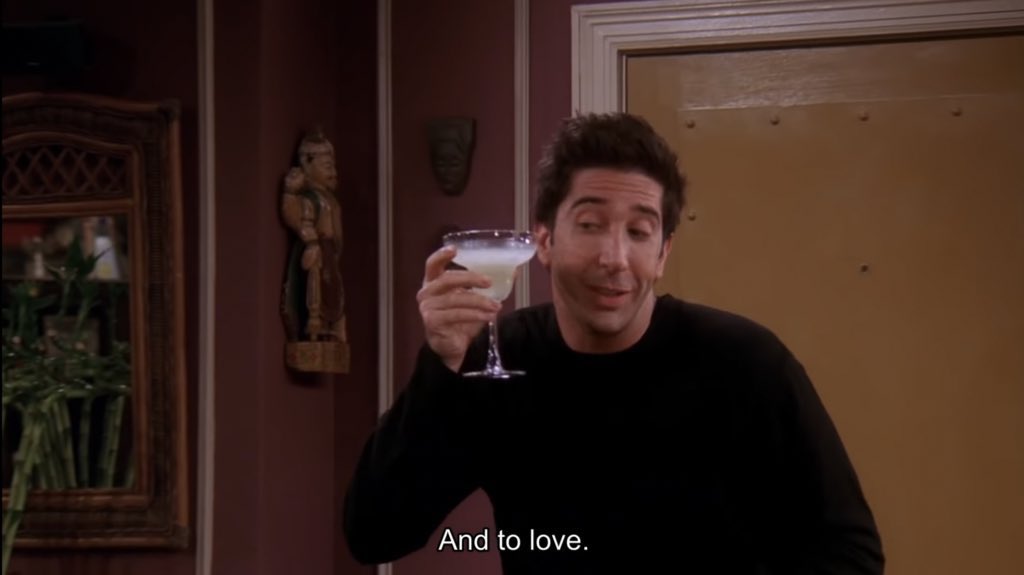 anistonily's tweet photo. happy valentine’s day, here’s to love from ross geller https://t.co/U3r0vNYP48