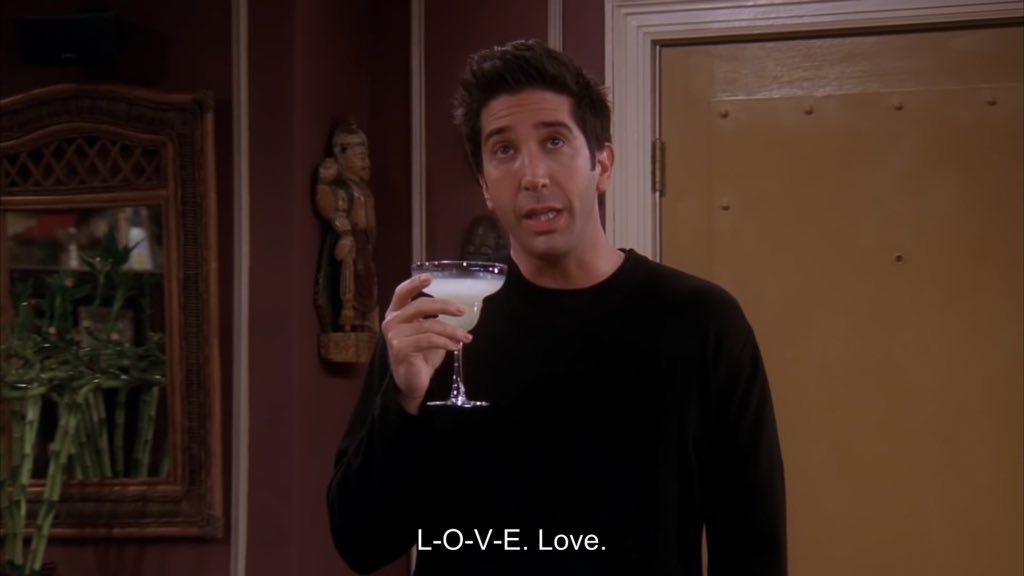 anistonily's tweet photo. happy valentine’s day, here’s to love from ross geller https://t.co/U3r0vNYP48