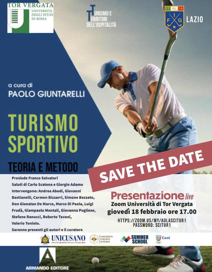 Vi aspetto a questo interessante webinar sul #turismosportivo