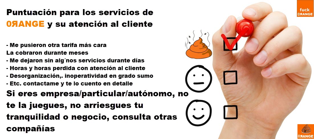 Consejo: al contratar datos o teléfono 0ЯANGE q no se convierta en PESADILLA de 2 meses como me ha pasado, consulta otros proveedores. Contáctame y te lo cuento o lee en su -TW las quejas de otros clientes
Poir Favor retuit