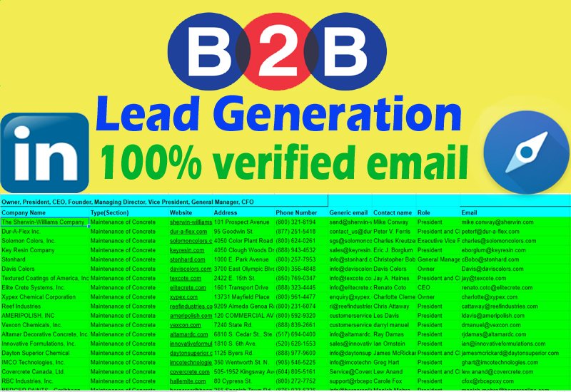 Upwork: upwork.com/freelancers/~0…
Hey,
Are you looking for a best contact list builder?? Don't delay, run your #campaign with 100% valid emails. 

#LeadGeneration #listbuilding #datamining #b2bleadgeneration #DataScraping #DataCleansing #MicrosoftExcel #DataEntry #prospectlead