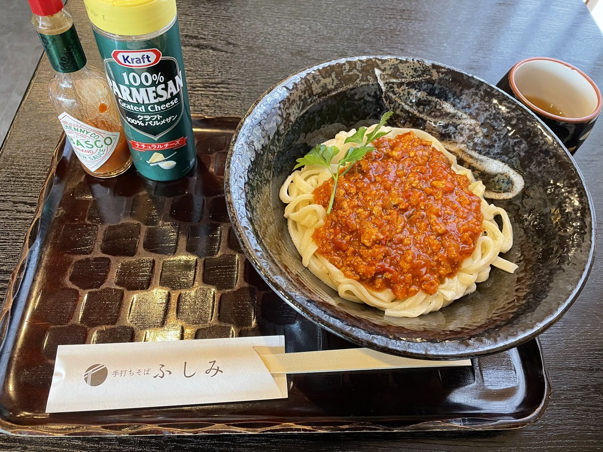 m_aki_twit's tweet photo. 手打ちそば　ふしみ
ミートうどん

＃埼玉うどんパスポート2020
@saitamakanko https://t.co/REG55pPV9t